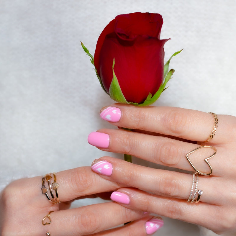 10K Gold Hearts Ring