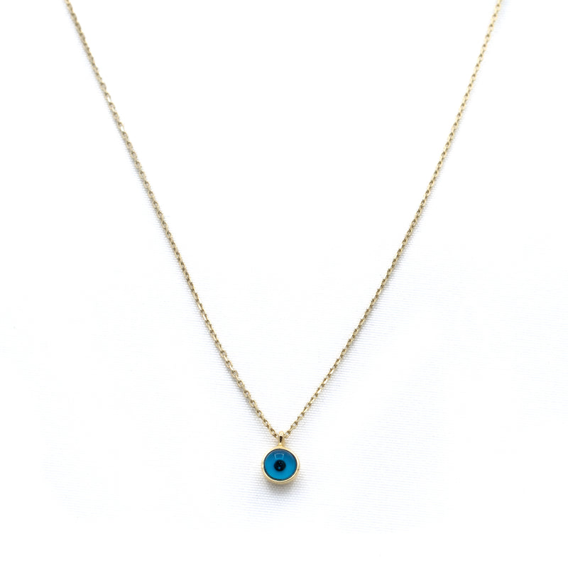 evil eye pendant necklace gold