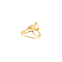 Leaf Stacking Ring in 10K Gold