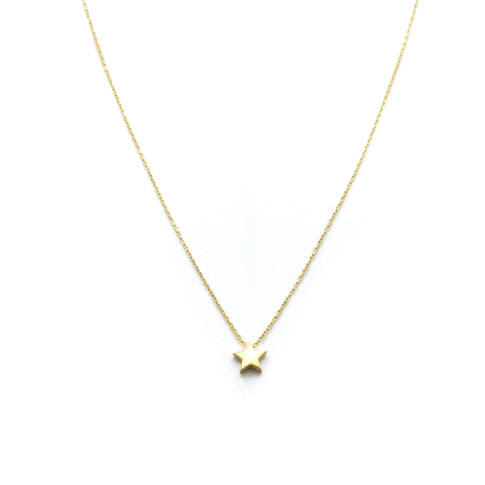 star gold necklace