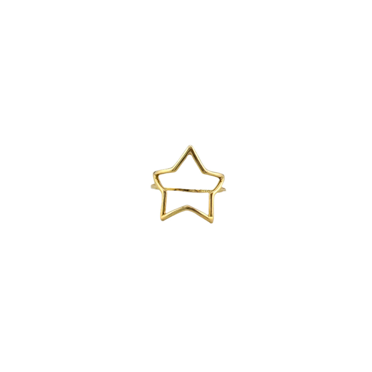 10K Gold Star Ring